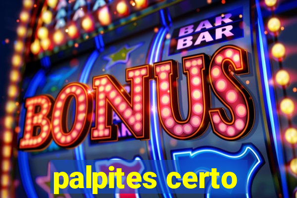 palpites certo